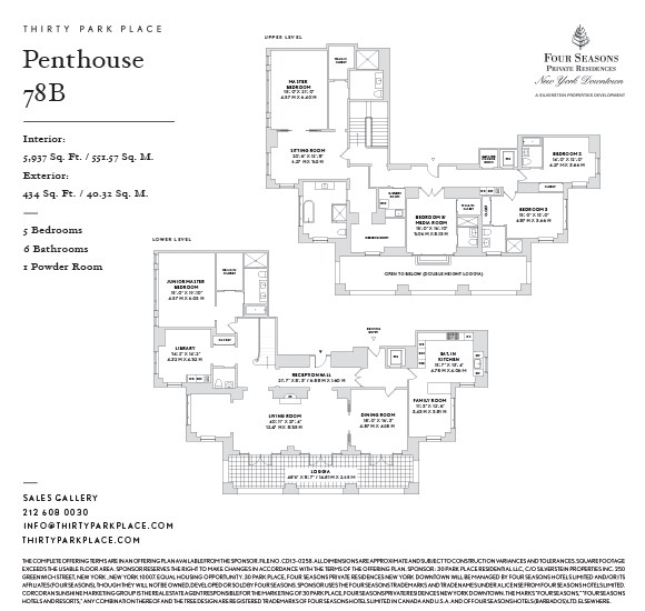 Park Place Apt Ph78b Financial District New York Ny Home